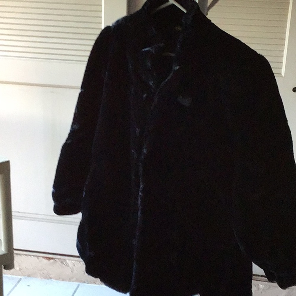 Faux fur jacket